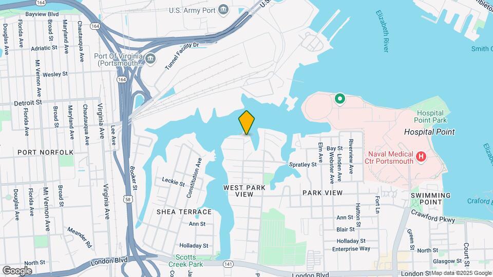 1628 Mathews Terrace-Unit -Unit B Map and Location Details