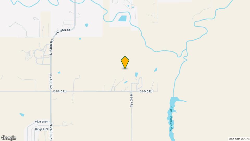 10380 N 2406 Rd Map and Location Details