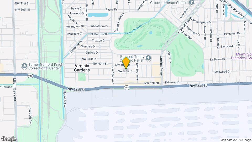 6005 NW 39th St Map and Location Details