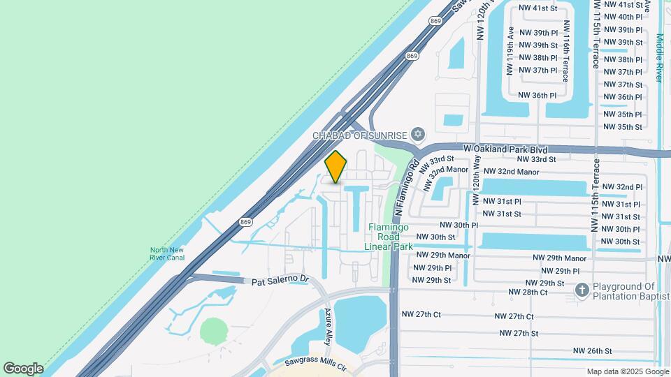 12617 NW 32nd Ct Map and Location Details