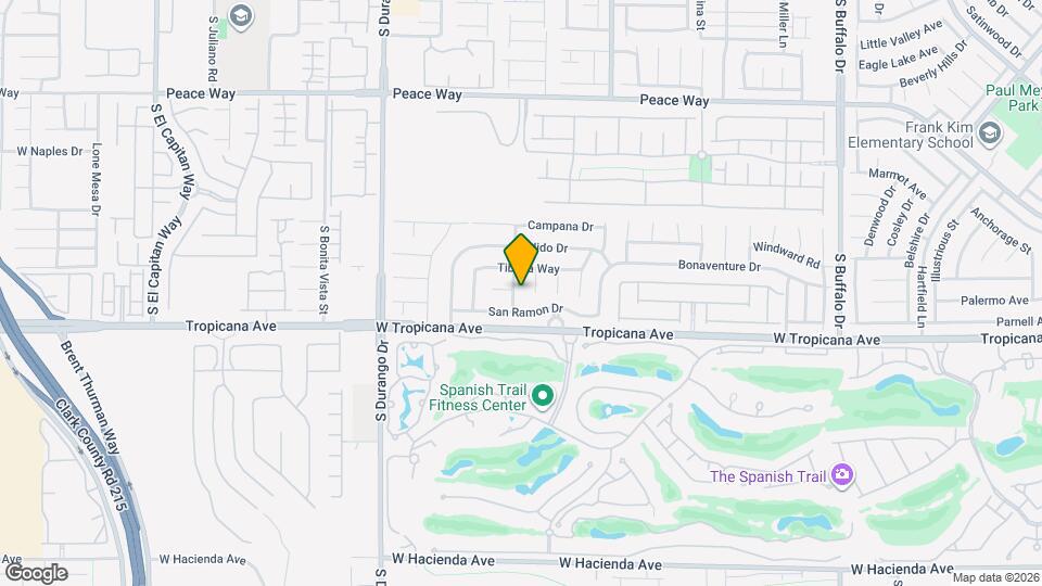 4844 Jadero Dr Map and Location Details