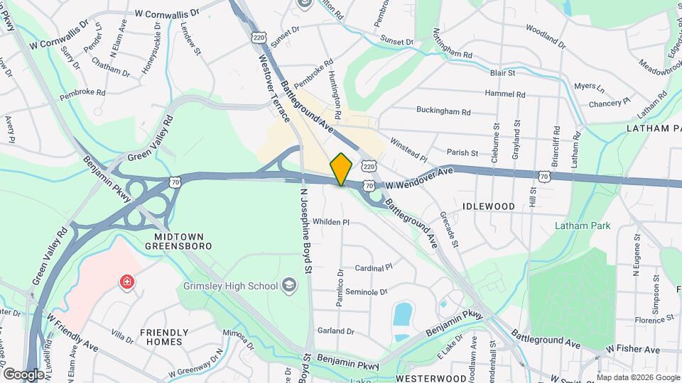 1236 Pamlico Dr Map and Location Details