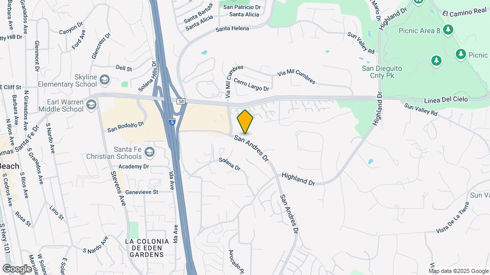 528 San Andres Dr Map and Location Details