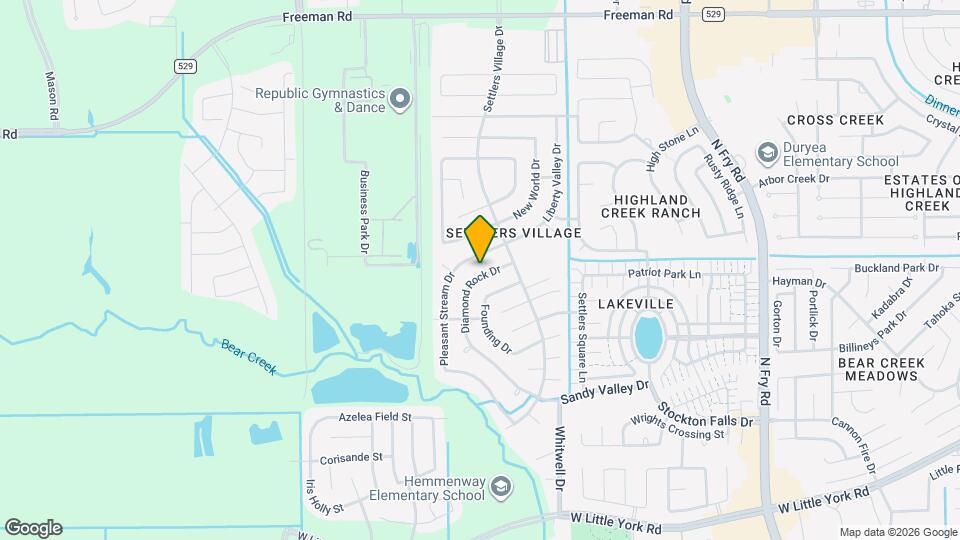 6419 Diamond Rock Dr Map and Location Details