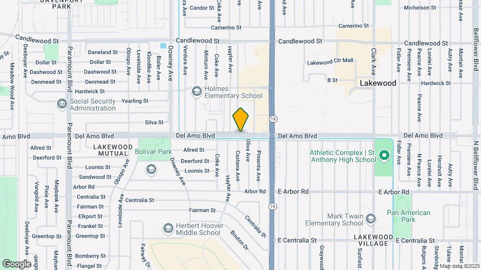 Park Del Amo Apartments Map and Location Details