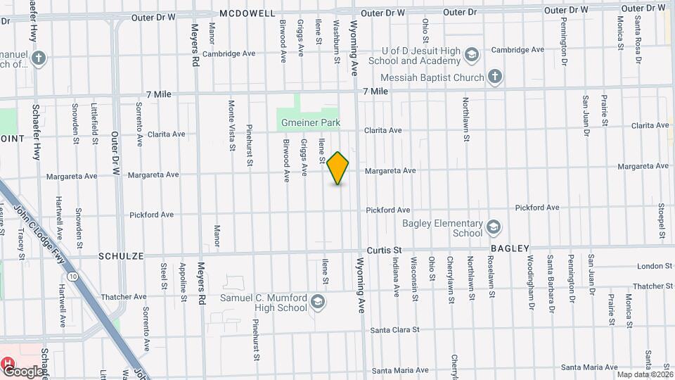 18461 Washburn St Map and Location Details