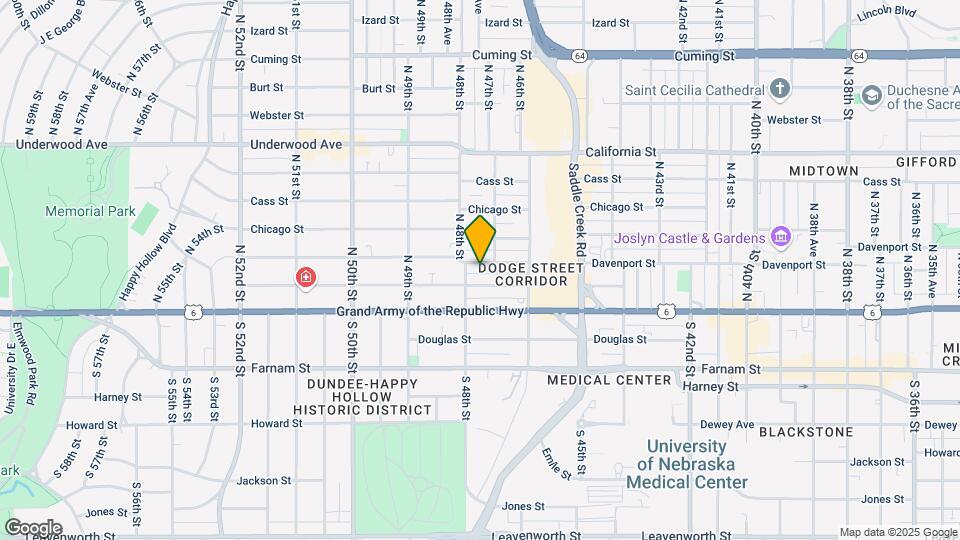 4713 Davenport St Map and Location Details