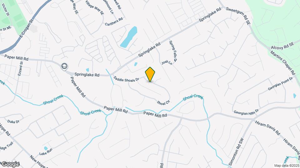 742 Shoal Cir Map and Location Details
