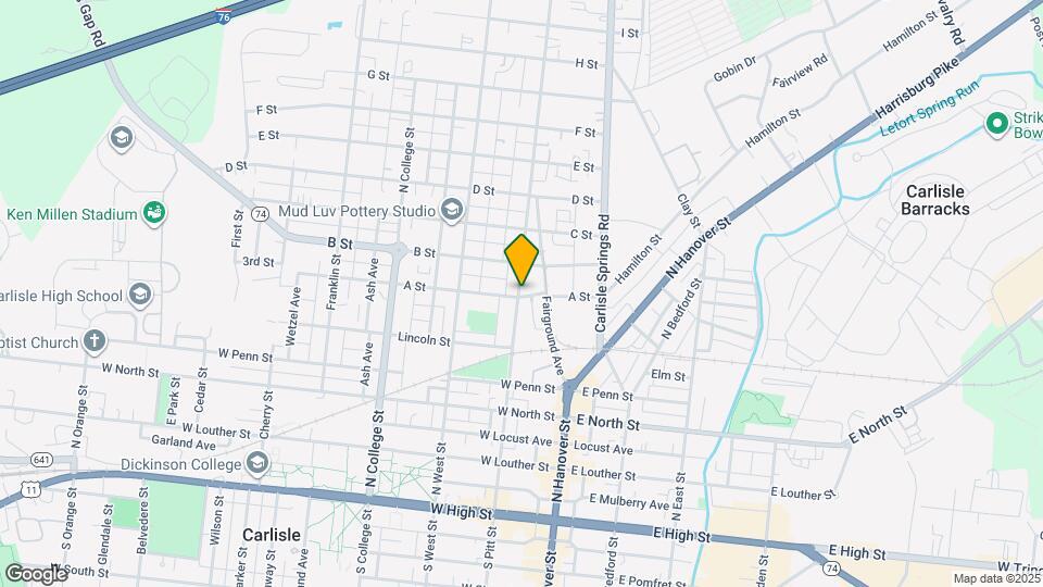 503 N Pitt St Map and Location Details