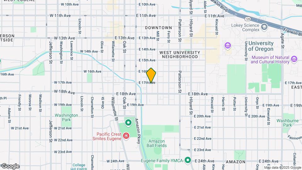 310 E 17th Ave Map and Location Details