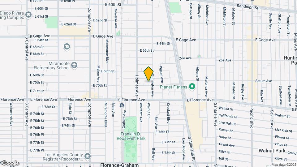 1845-1851 E 70th St Map and Location Details