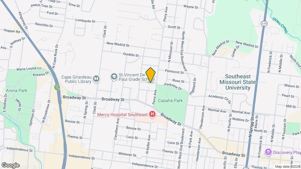 1721 Cecelia St Map and Location Details