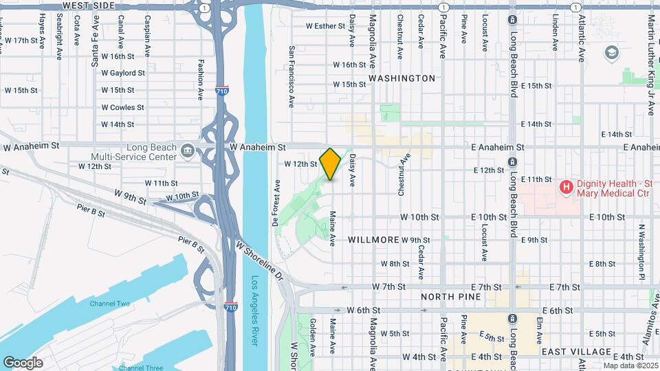 1125 N Loma Vista Dr Mapa y Detalles de la Ubicación
