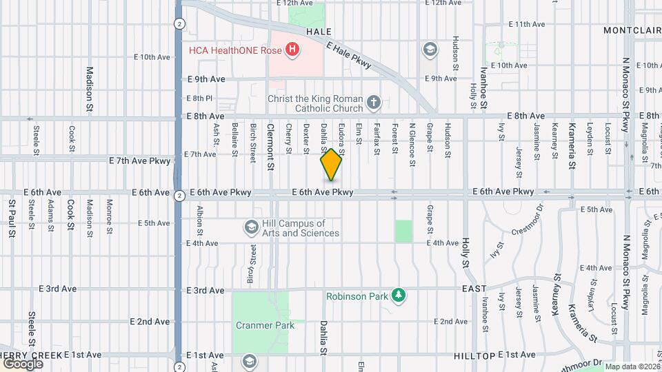 4815 E 6th Ave Pkwy Map and Location Details