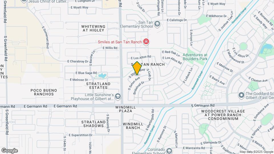 3812 S Seton Ave Map and Location Details