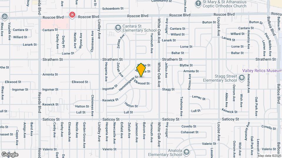 17814 Hemmingway St Map and Location Details
