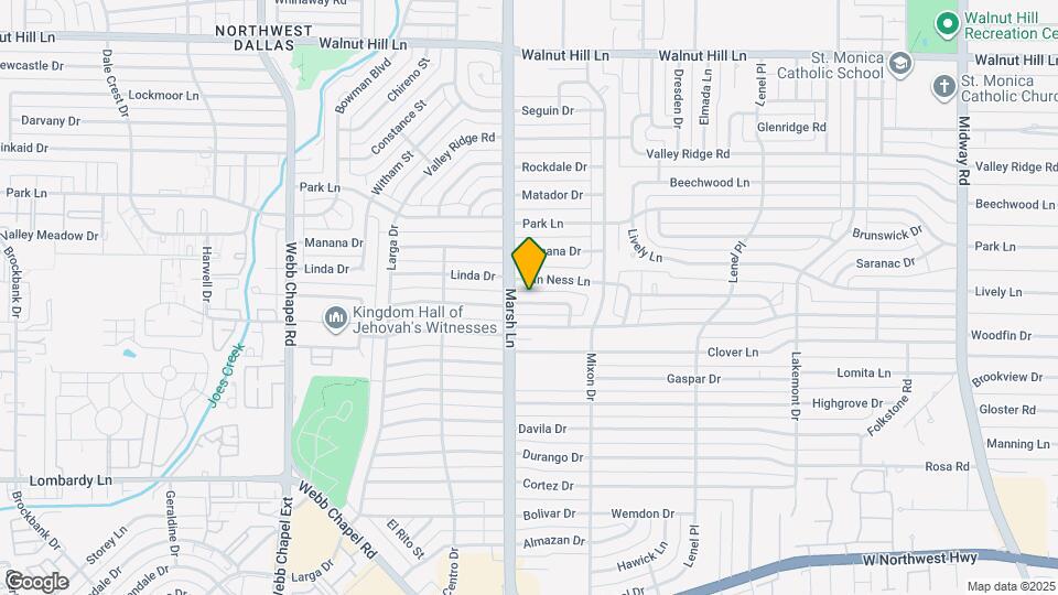 3715 La Joya Dr Map and Location Details