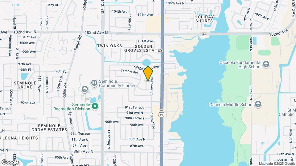 9537 Groveland St Map and Location Details
