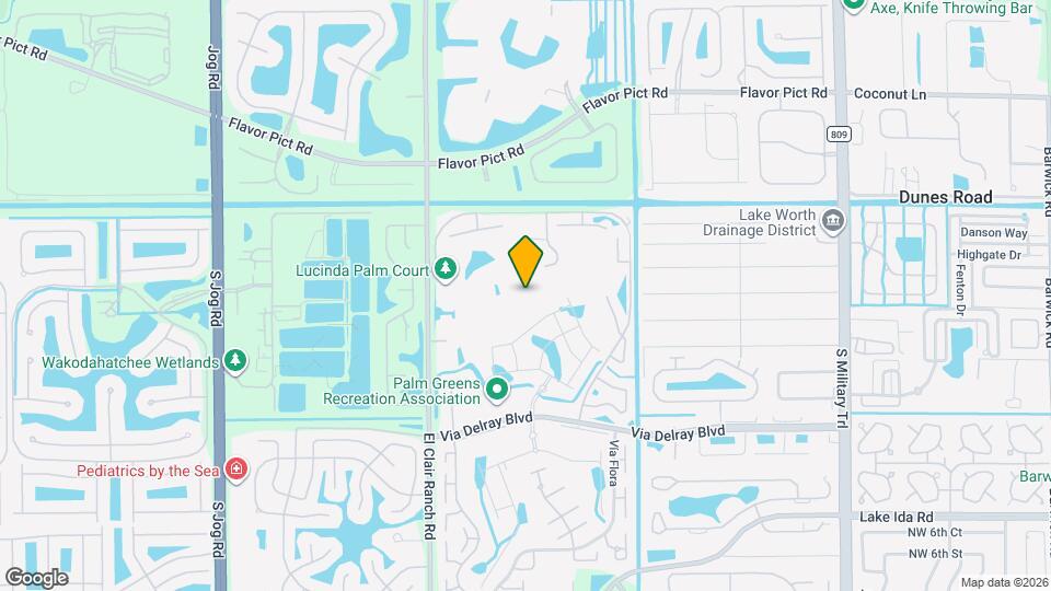 5760 Princess Palm Ct Map and Location Details