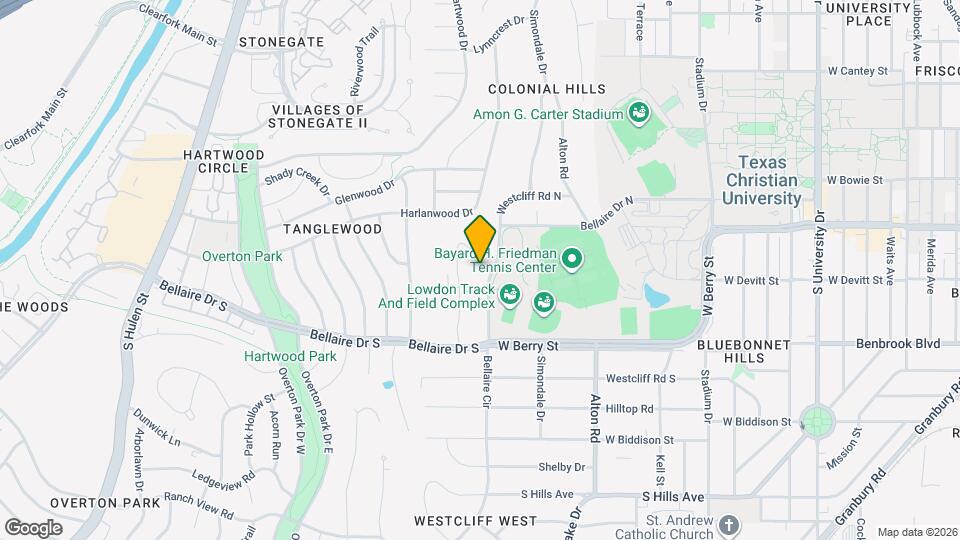 3101 Westcliff Rd W Map and Location Details