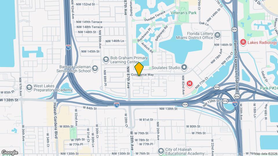 8511 NW 141st Terrace Map and Location Details