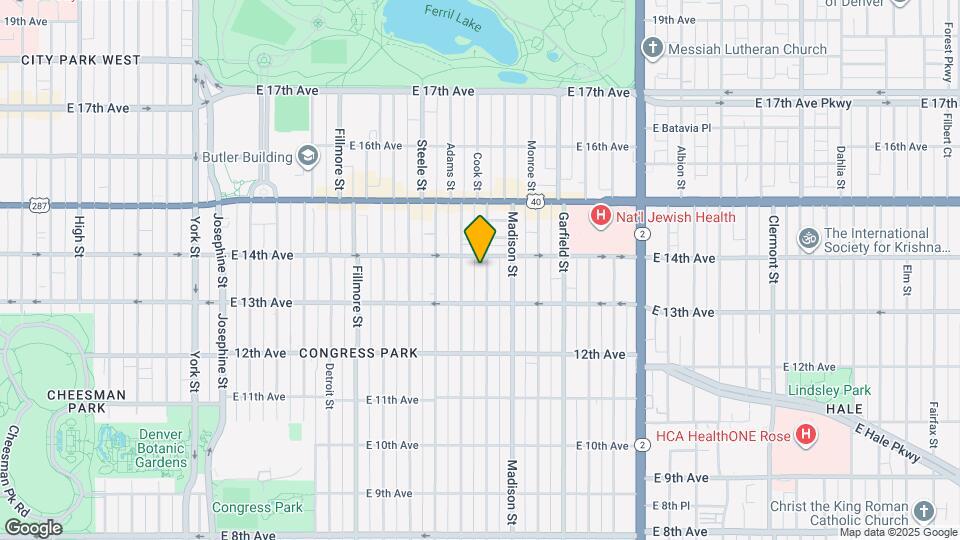 1357 & 1373 Cook St Map and Location Details