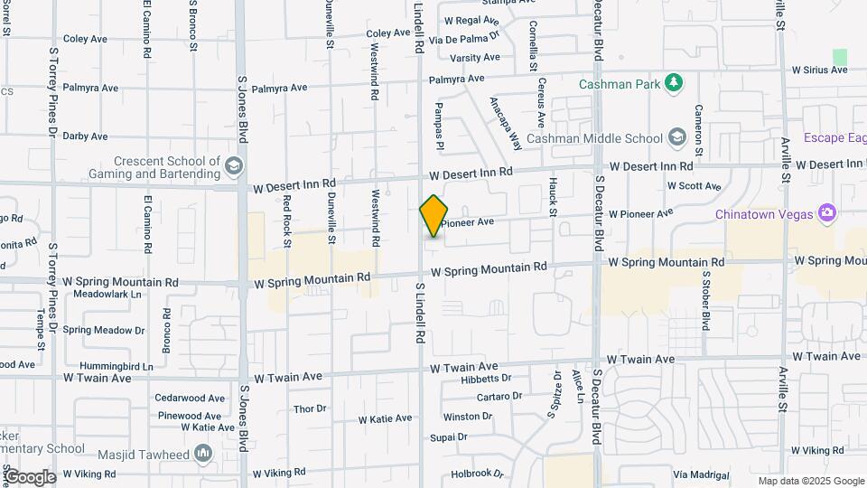 3440 Lindell Rd Mapa y Detalles de la Ubicación