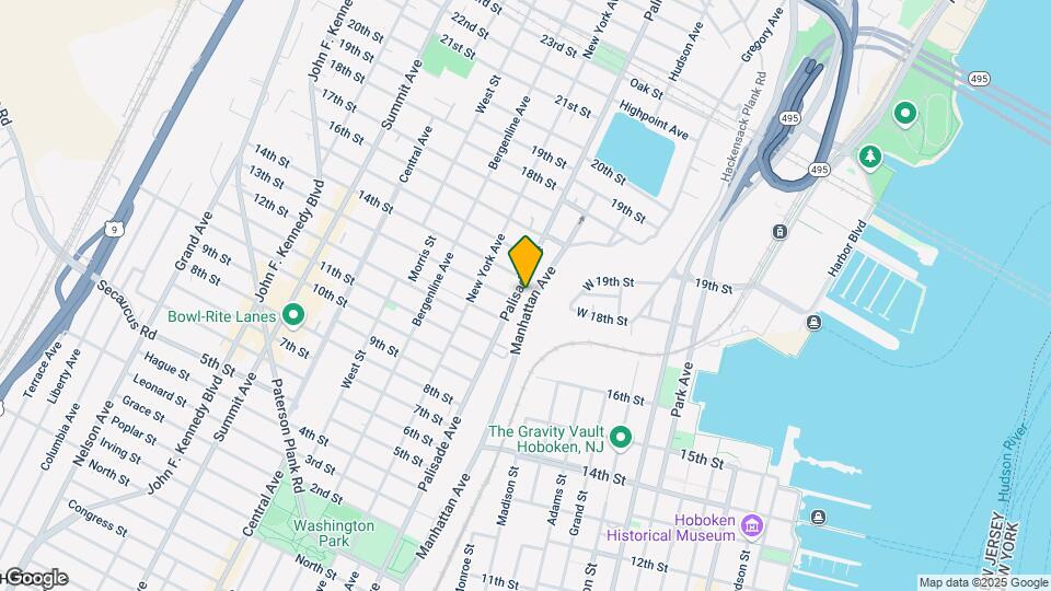 1304 Palisade Ave Mapa y Detalles de la Ubicación