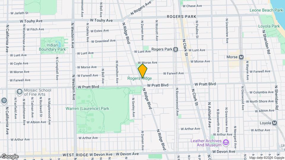 6817 N Ridge Blvd Map and Location Details