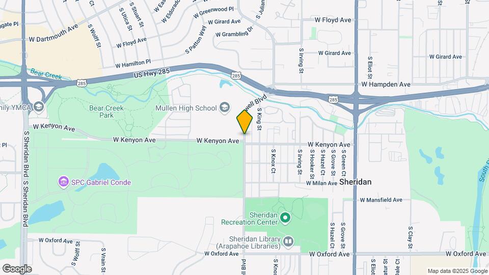 3670 S Lowell Blvd Map and Location Details