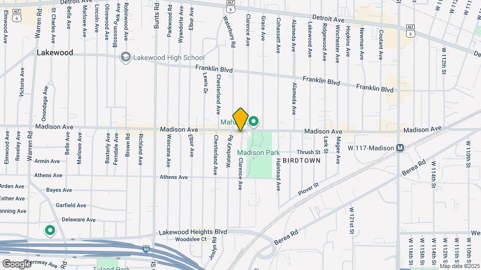 13315 Madison Ave Map and Location Details