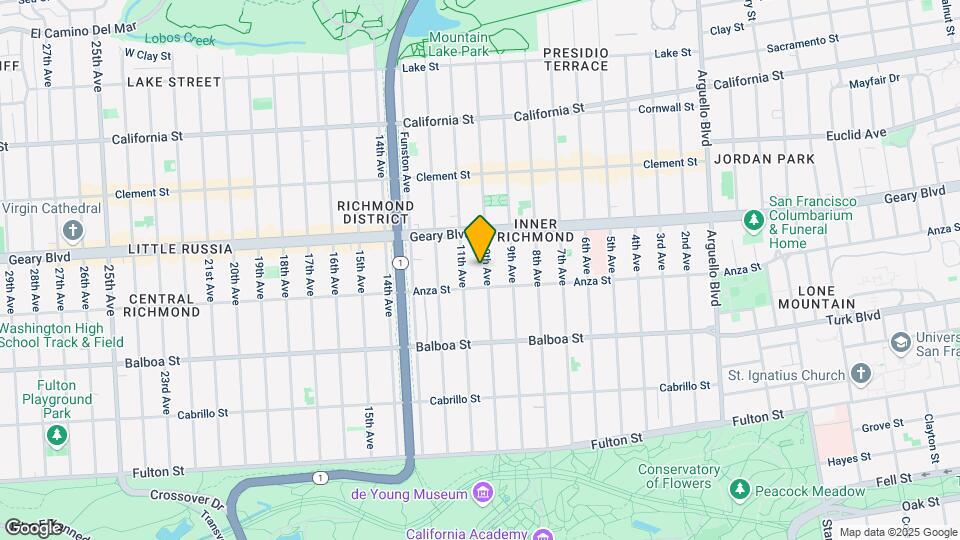 465 10th Ave Map and Location Details