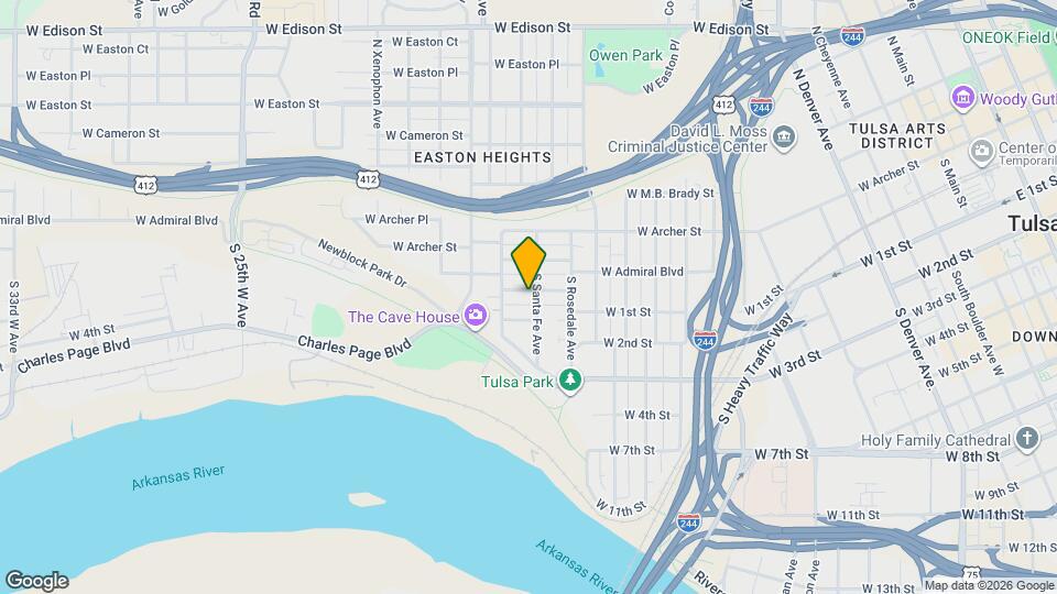 1506 W Bowen Pl Map and Location Details