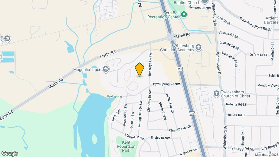 2071 Woodlawn Dr SW Map and Location Details