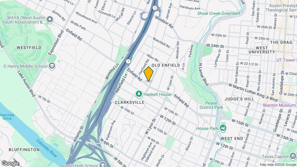 1500 Woodlawn Blvd Map and Location Details