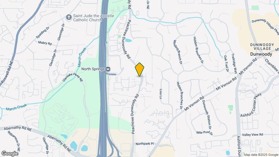 6890 Peachtree Dunwo Rd, Unit 104 Map and Location Details