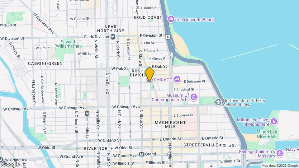 29 E Delaware Pl Map and Location Details