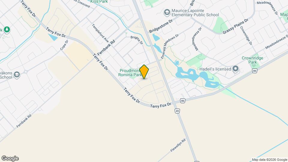 1016 Montelena Rd Map and Location Details