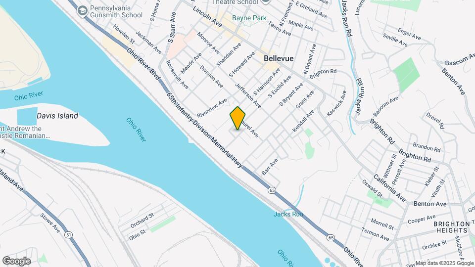 206 Shiloh Ave Map and Location Details