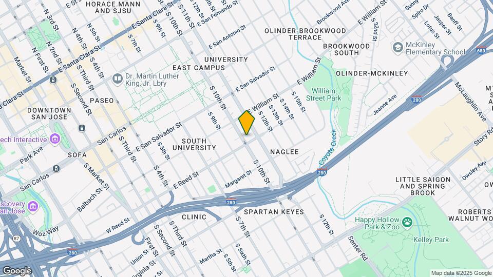 588 S 10th St Map and Location Details