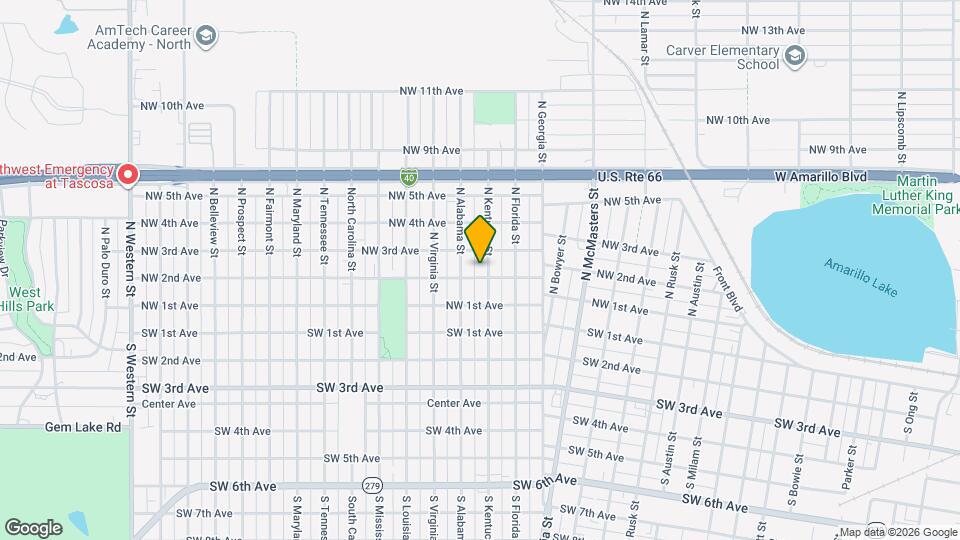 203 N Kentucky St Map and Location Details