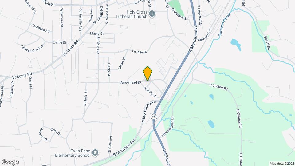 1002 Cherokee St, Unit A Map and Location Details