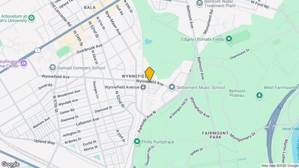 4956 Wynnefield Ave Map and Location Details