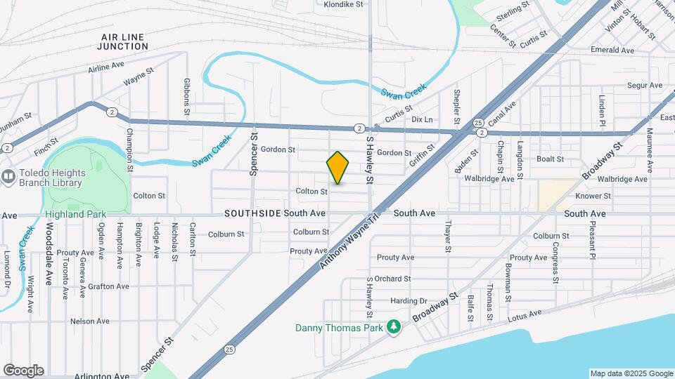 1152 Colton St Map and Location Details