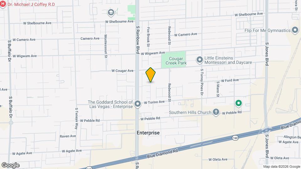 8732 S Black Cordon Rd Map and Location Details