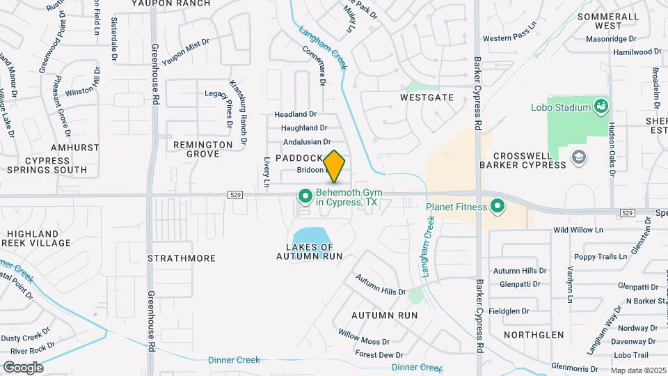 18523 Spinney Ln Mapa y Detalles de la Ubicación