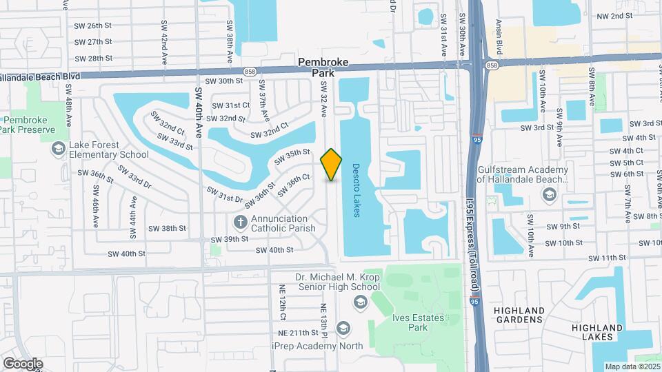 3701 SW 32 Ave Map and Location Details