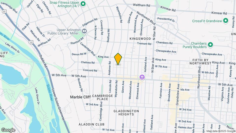 1672-1678 Wyandotte Rd Map and Location Details