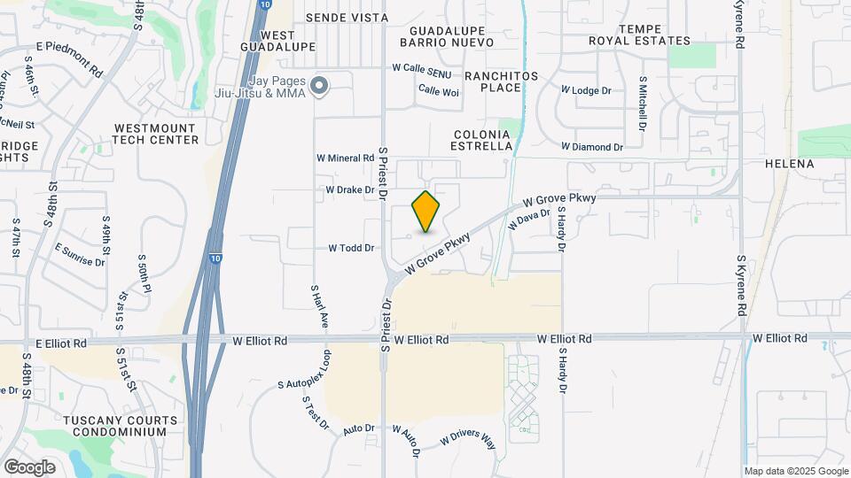 1250 W Grove Pkwy Map and Location Details