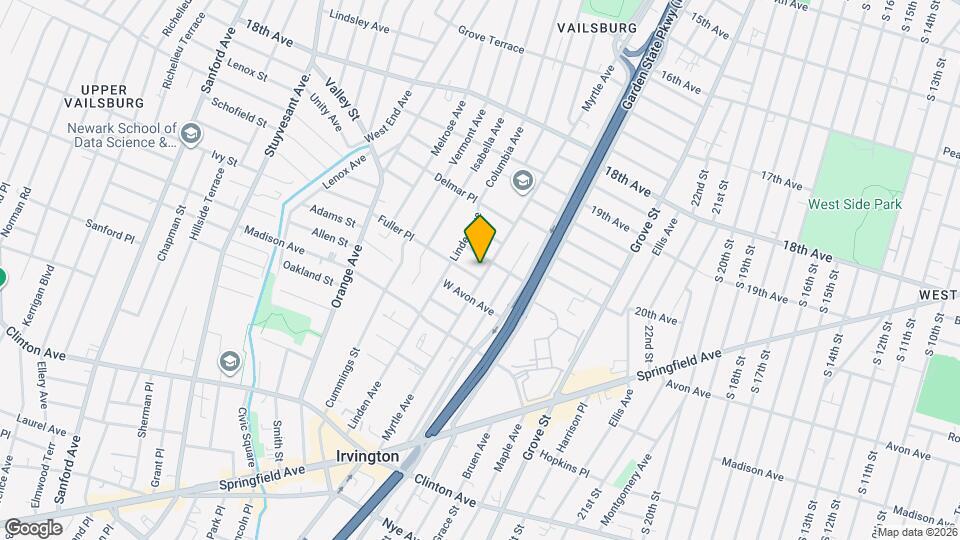 195 Myrtle Ave, Unit 1 Map and Location Details